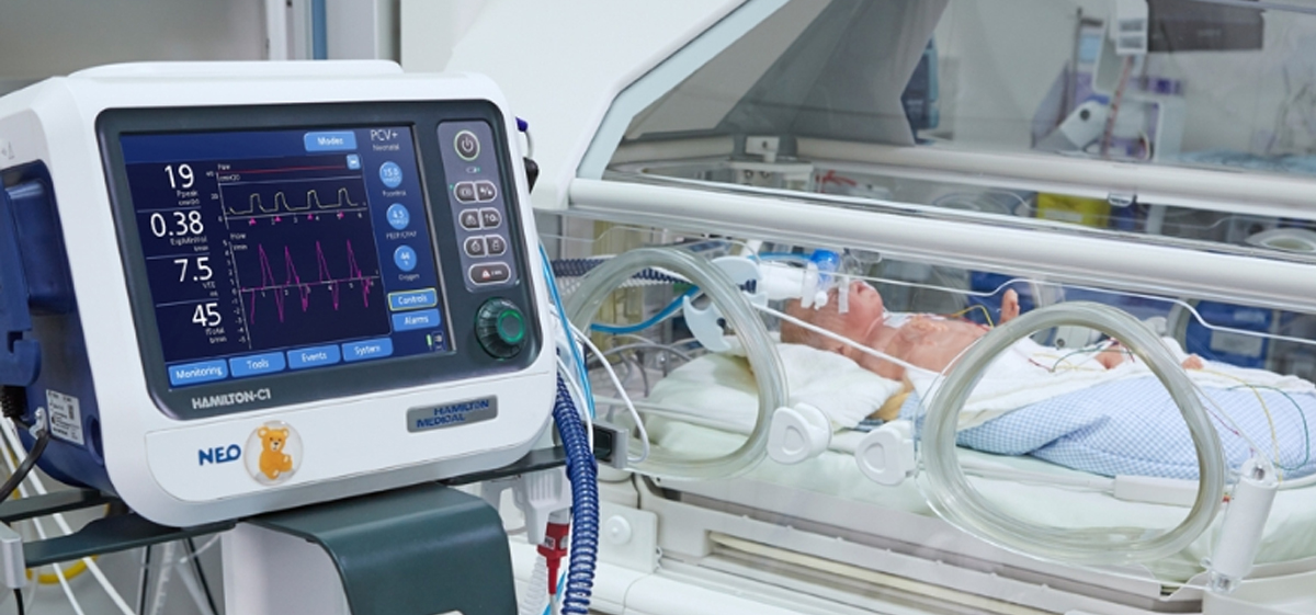 Neonatal & Pediatric I.C.U. With Ventilator 